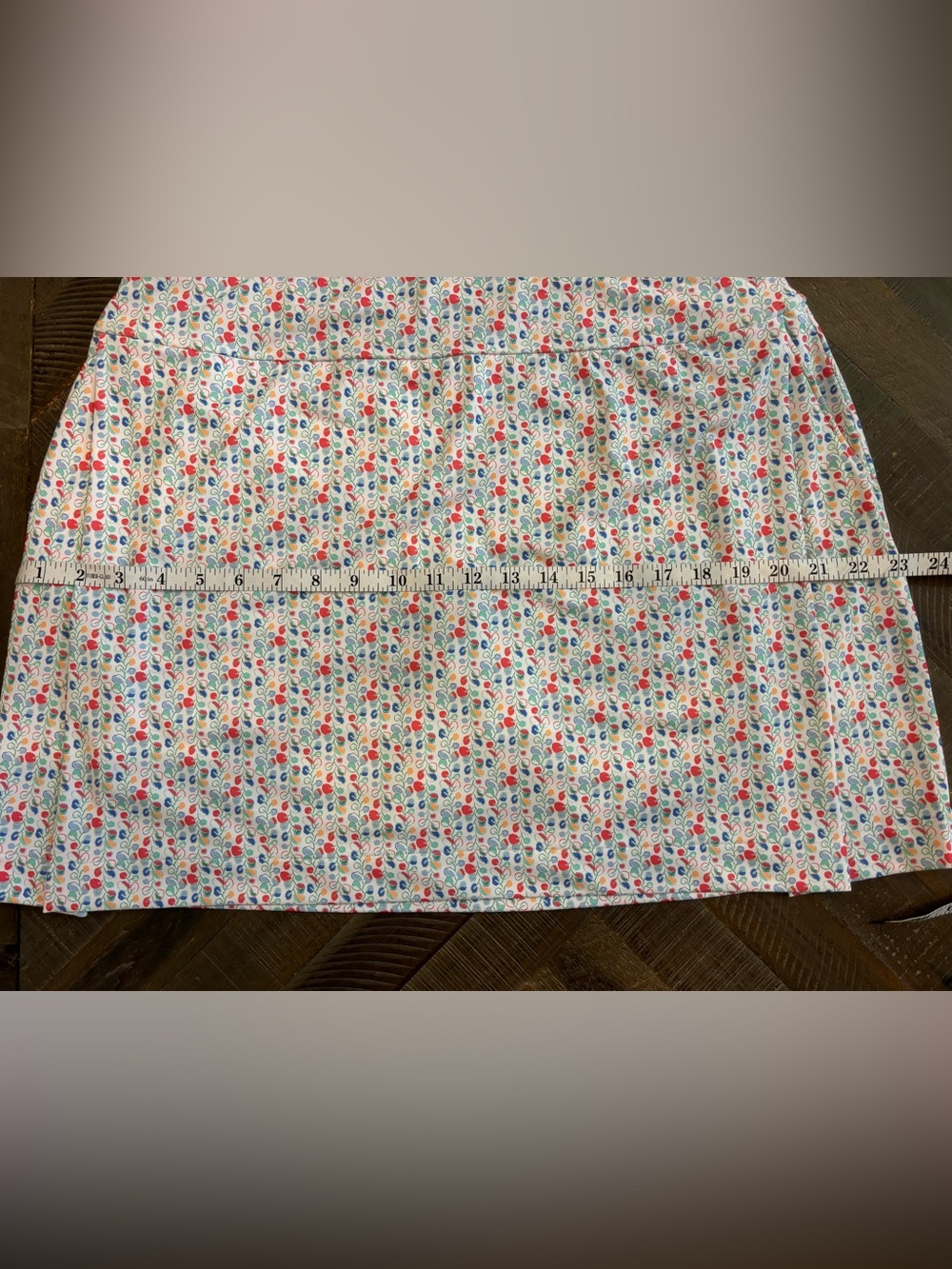 Fairway & Greene Paradise Floral Skort L UPF 50 Golf Tennis Athletic Skirt Short - Picture 14 of 14